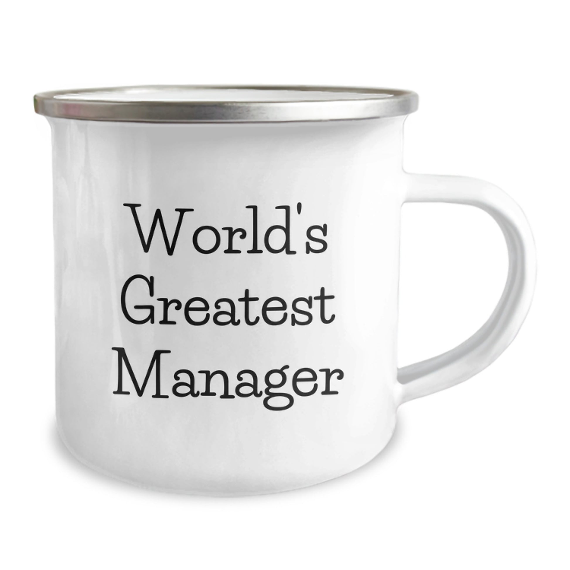 Camping Mug Idea for Coworkers World's Greatest Manager Birthday Gift - Image 2