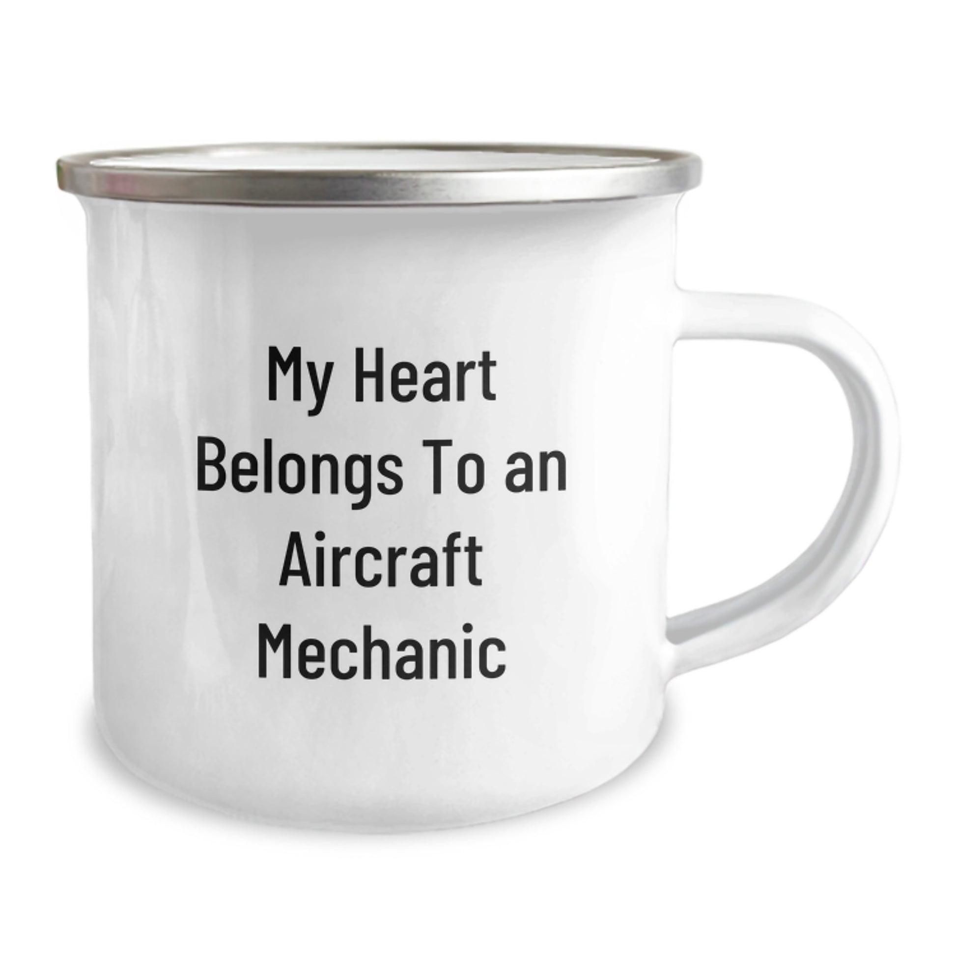 Funny Gifts from Friends for Aircraft Mechanic Lover, My Heart Belongs To An Aircraft Mechanic, Unique Valentine's Gifts for Men - Image 2