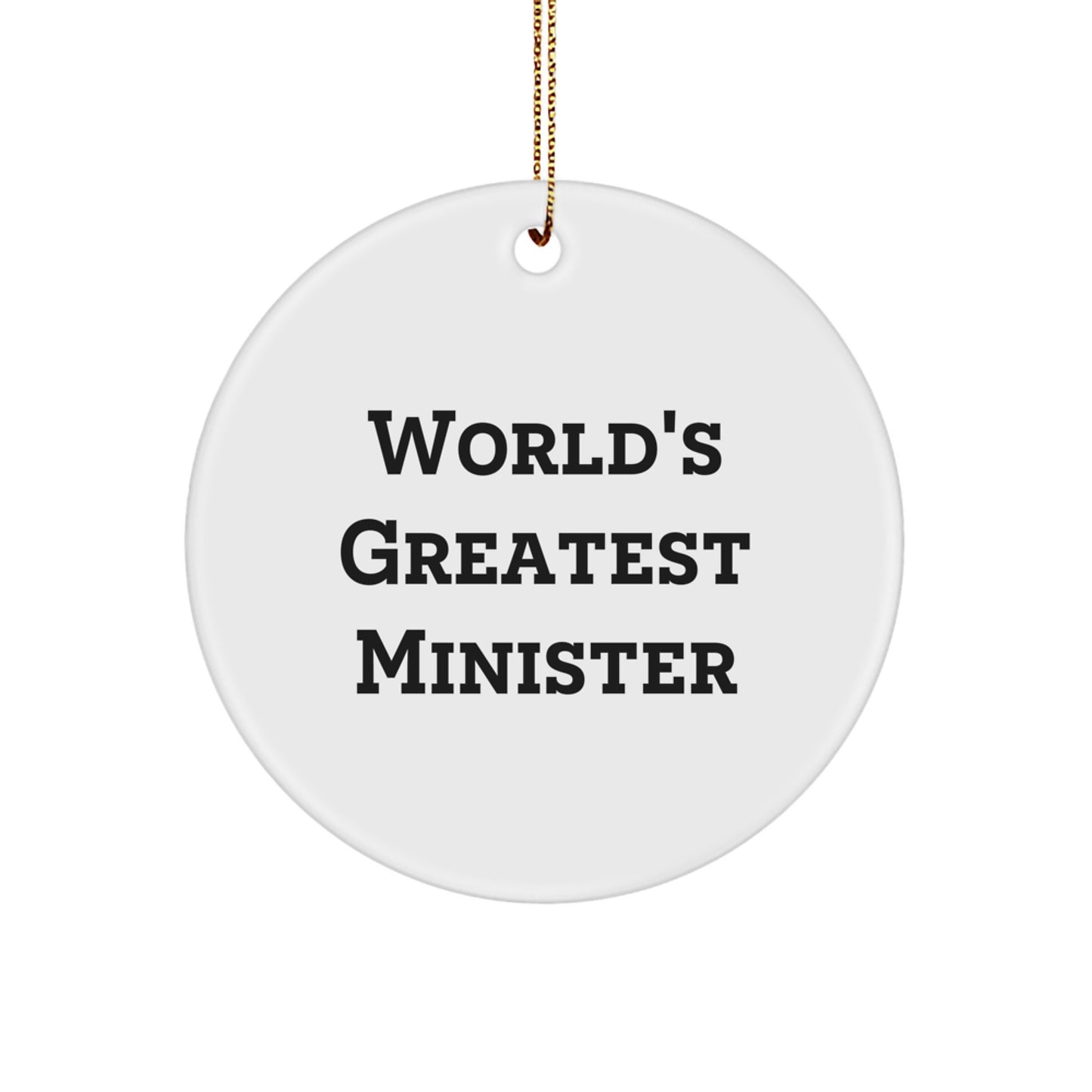 Unique Funny Minister Gifts from Friends for World's Greatest Minister at Christmas - Image 1