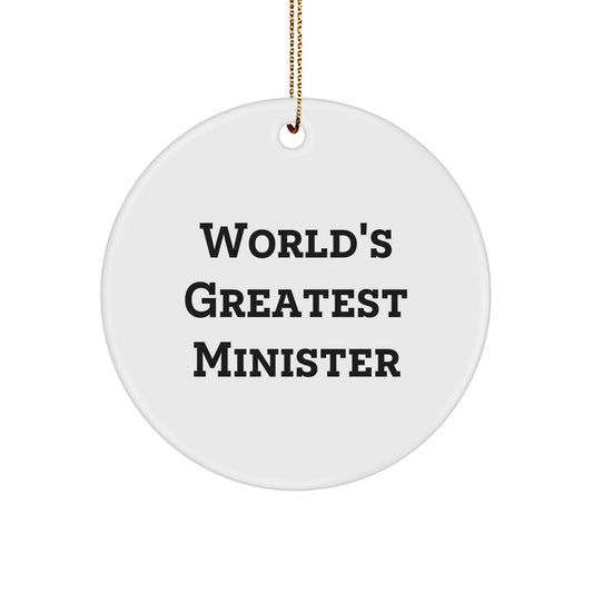 Unique Funny Minister Gifts from Friends for World's Greatest Minister at Christmas - Image 1