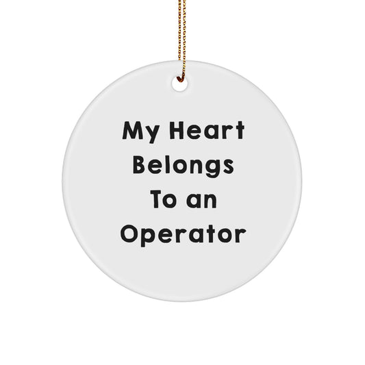 Playful Operator Christmas Ornament Belongs To Operator Gift for Friends - Image 1