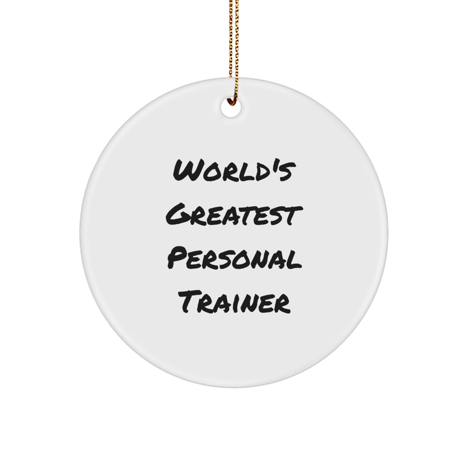 Personal Trainer Keepsake Christmas Ornament for Him Gift - Image 1
