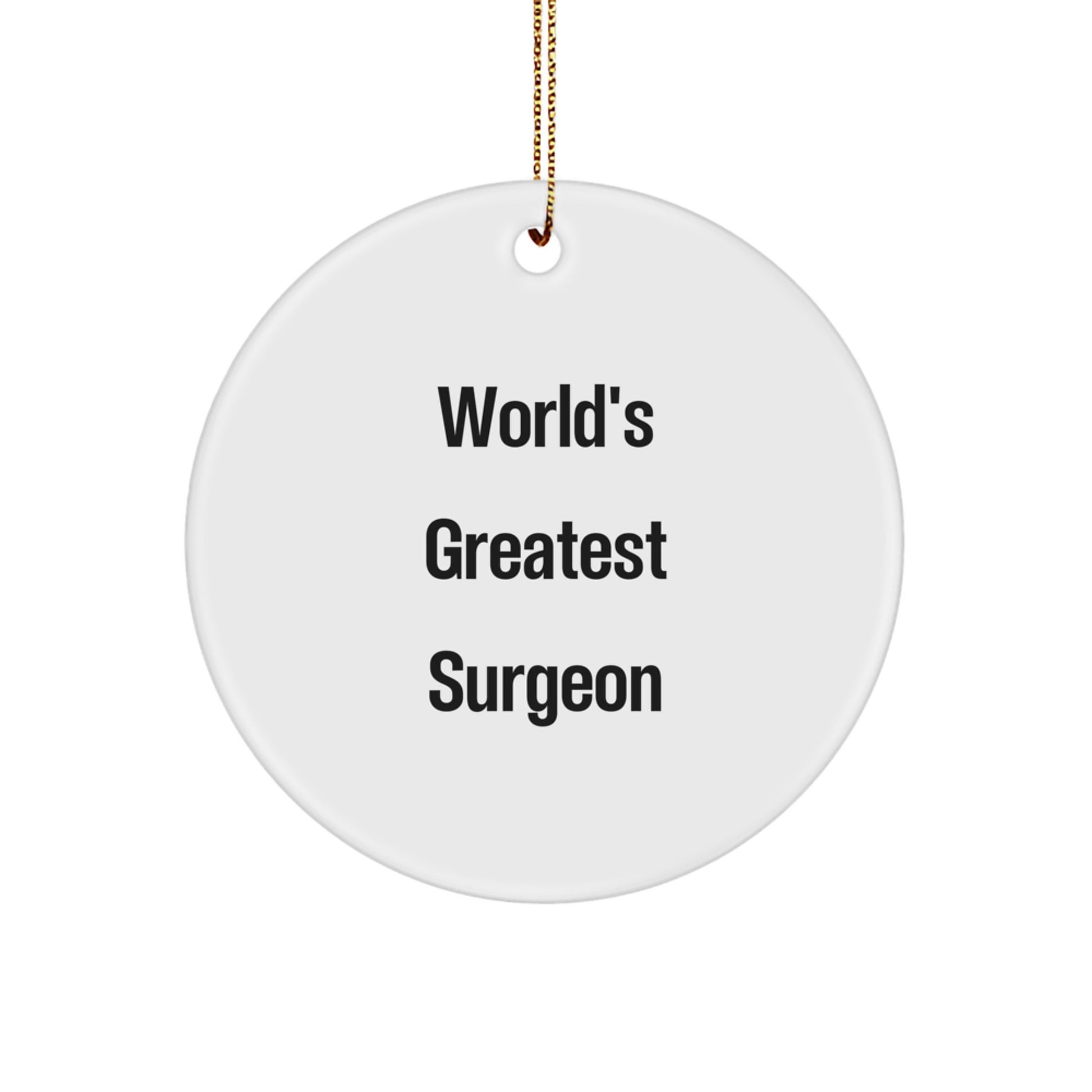 Surgeon Keepsake Christmas Ornament for Him Gift - Image 1