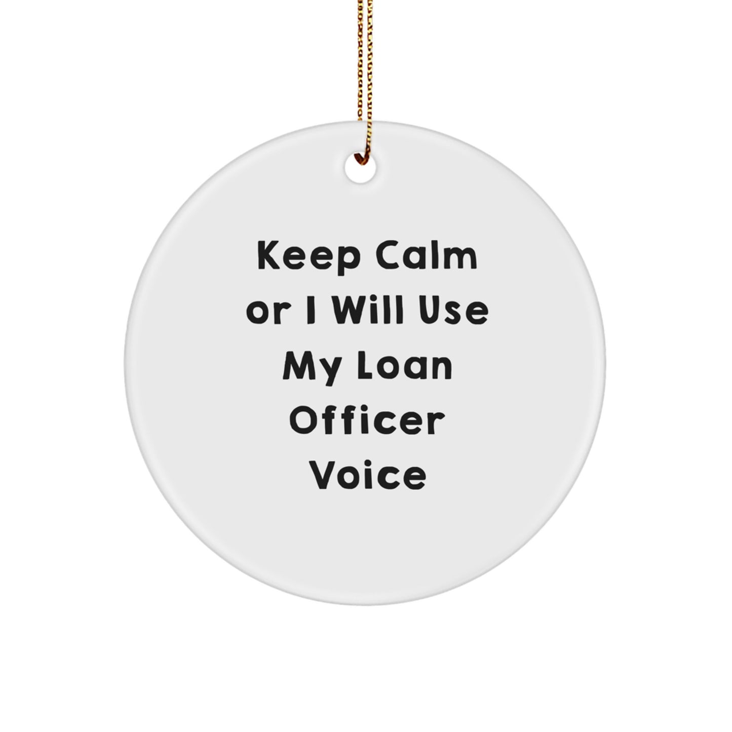 Loan Officer Keepsake Christmas Ornament for Him Gift - Image 1