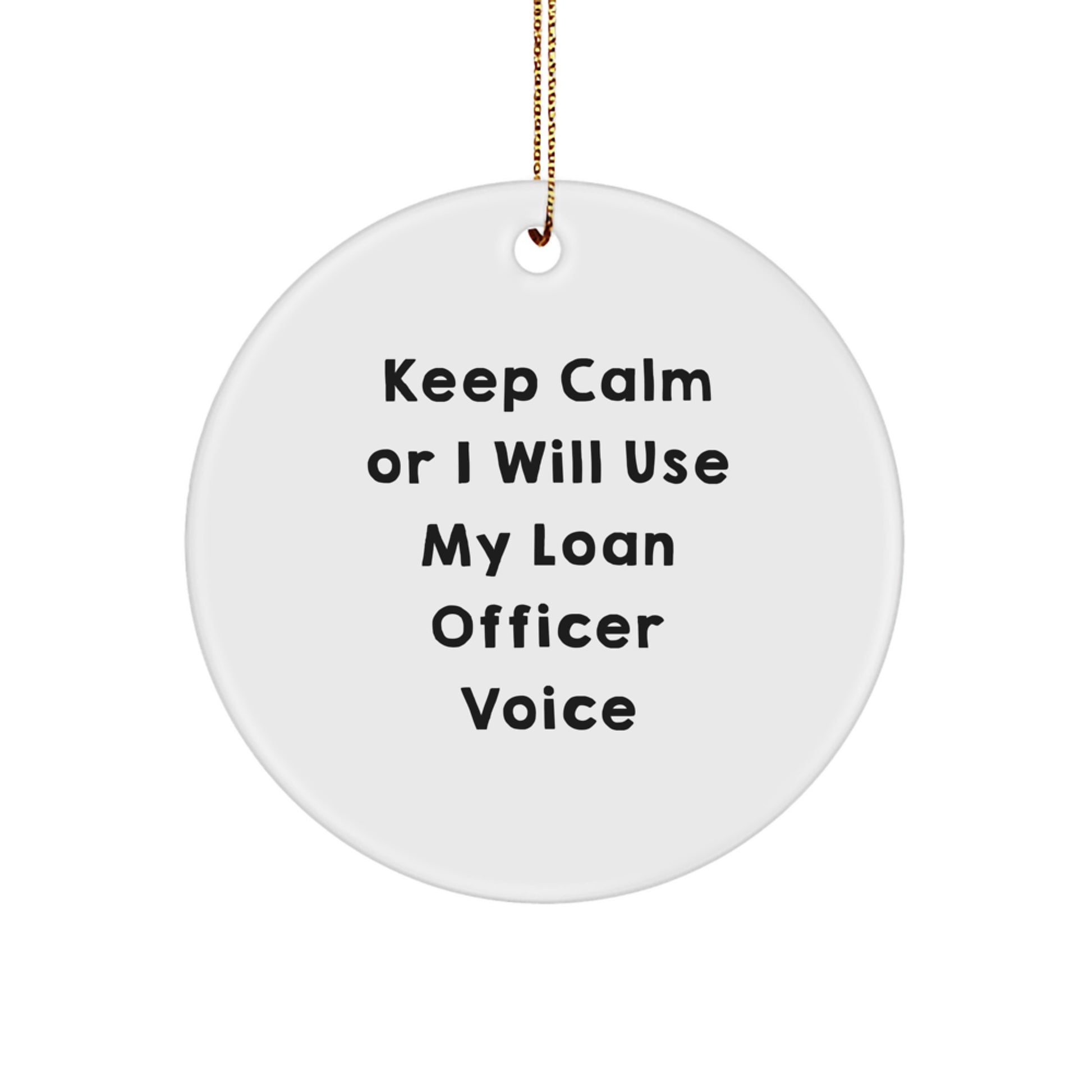 Loan Officer Keepsake Christmas Ornament for Him Gift - Image 1