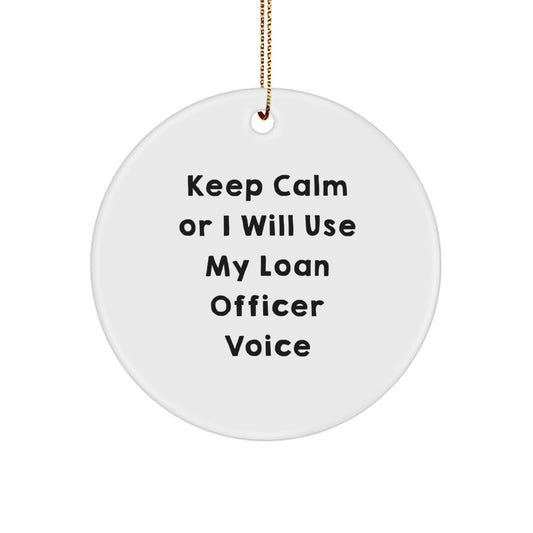 Loan Officer Keepsake Christmas Ornament for Him Gift - Image 1