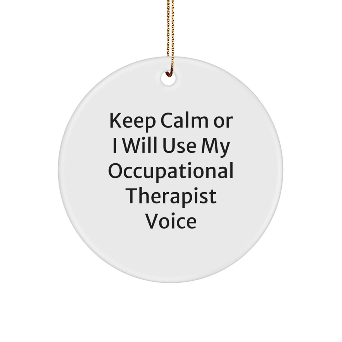 Occupational Therapist Christmas Ornament Keepsake for Him Gift - Image 1