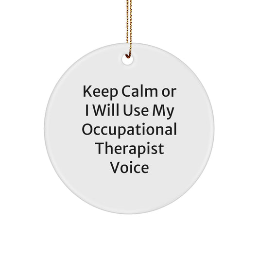 Occupational Therapist Christmas Ornament Keepsake for Him Gift - Image 1