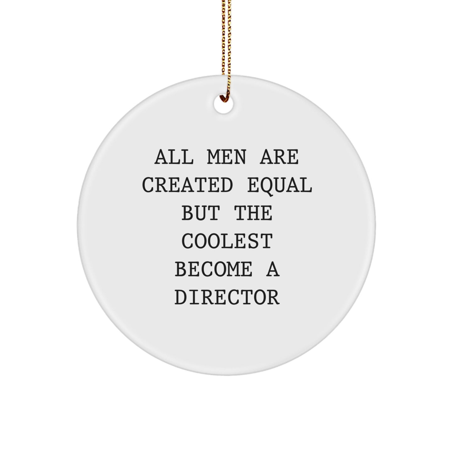 Director Christmas Ornament Idea Gift for Coworkers Office Celebration - Image 1