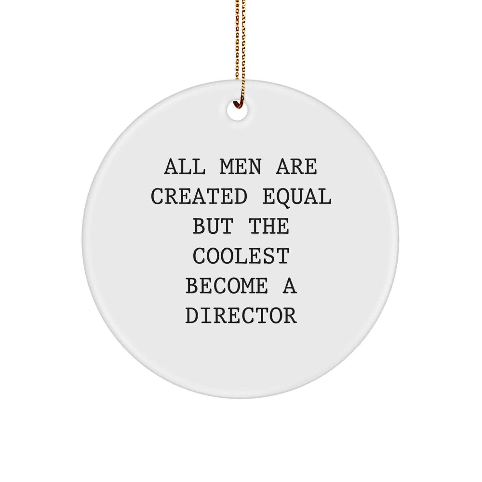Director Christmas Ornament Idea Gift for Coworkers Office Celebration - Image 1