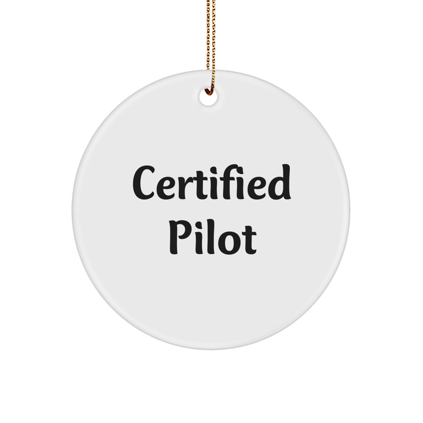 Funny Pilot Quotes Gifts from Men to Friends Pilot Christmas Unique Ornaments - Image 1