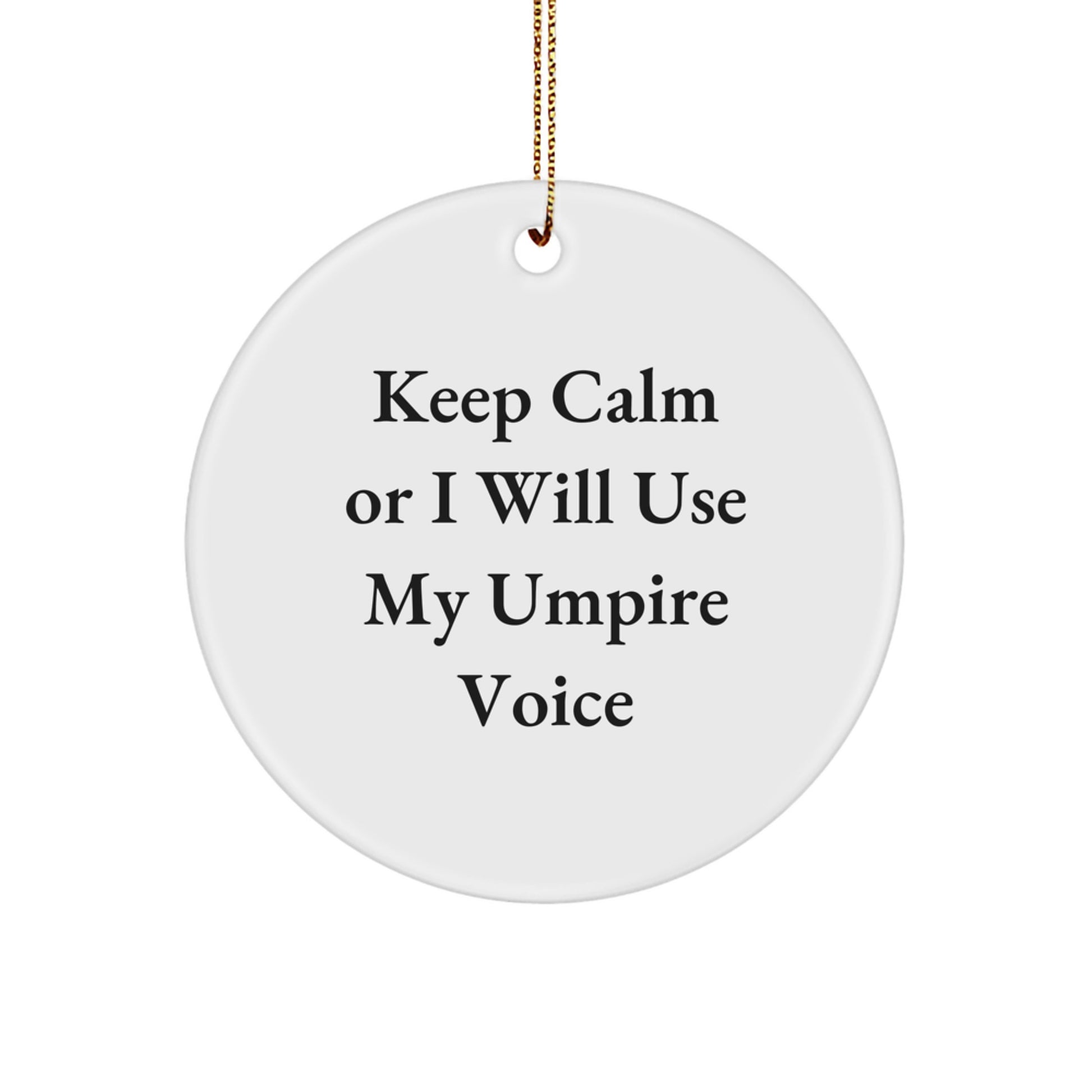 Mild-Mannered Umpire Christmas Ornament Gift for Neighbors Essential - Image 1