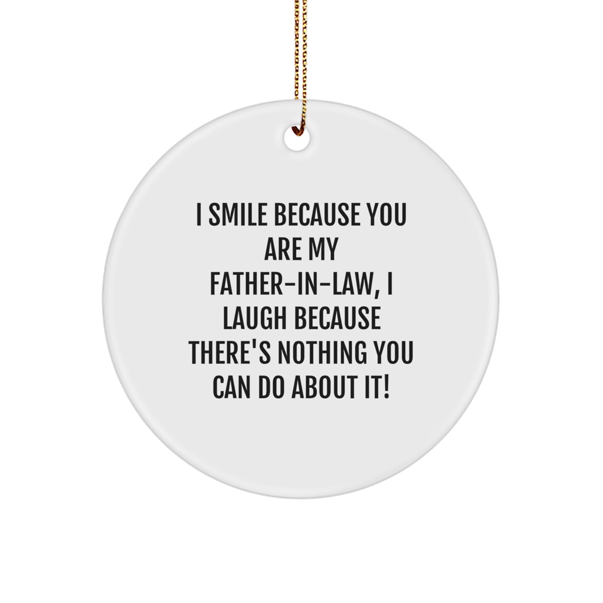 Father-in-law Keepsake Holiday Christmas Ornament for Him Gift - Image 1