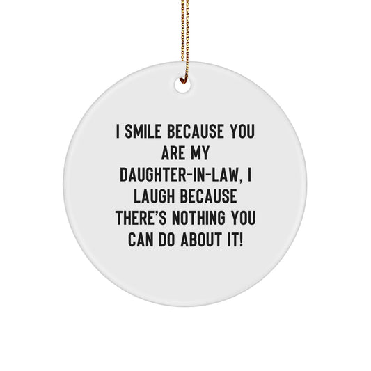 Christmas Ornament Gift for Her Daughter-in-law Present - Image 1