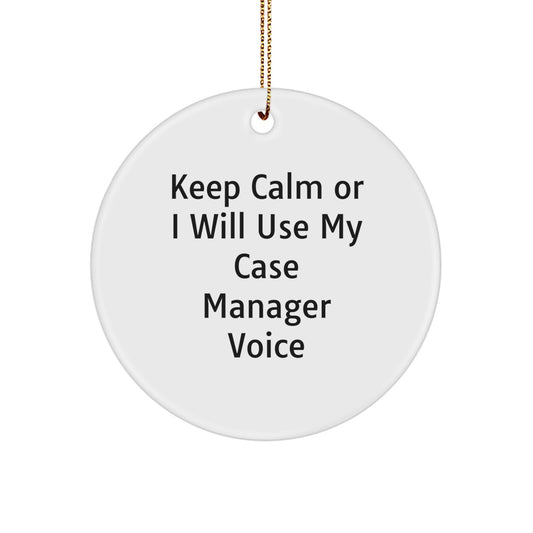 Novelty Case Manager Christmas Ornament for Friends Gift - Image 1