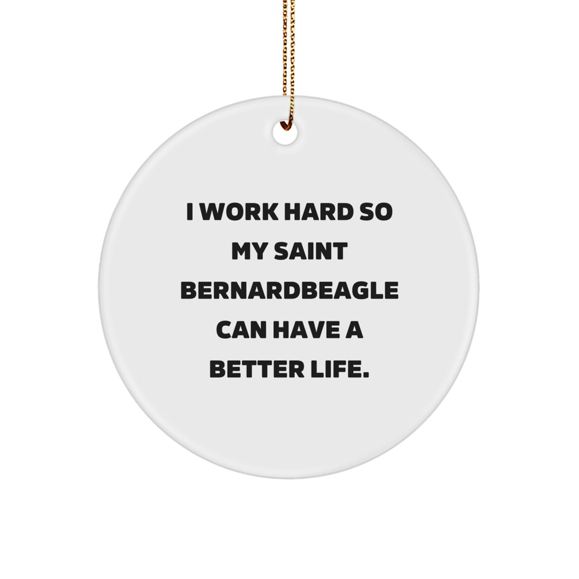 Funny Saint Bernard Dog Lover Gifts from Men to Family for Christmas Unique - Image 1