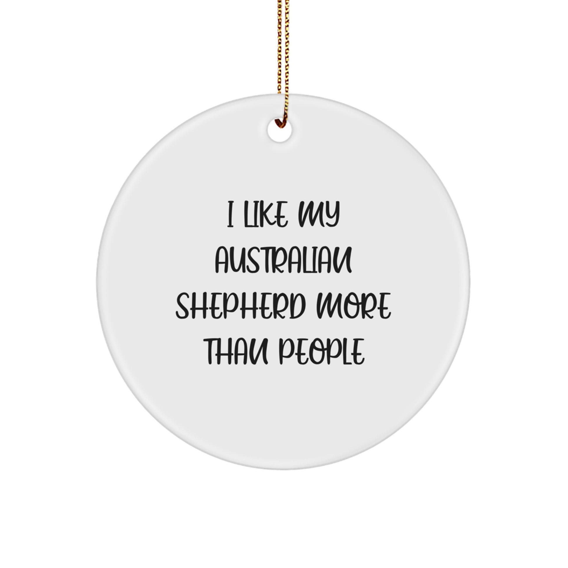 Australian Shepherd Dog Lover Gifts from Friends for Men and Women Christmas Unique Ornaments - Image 1