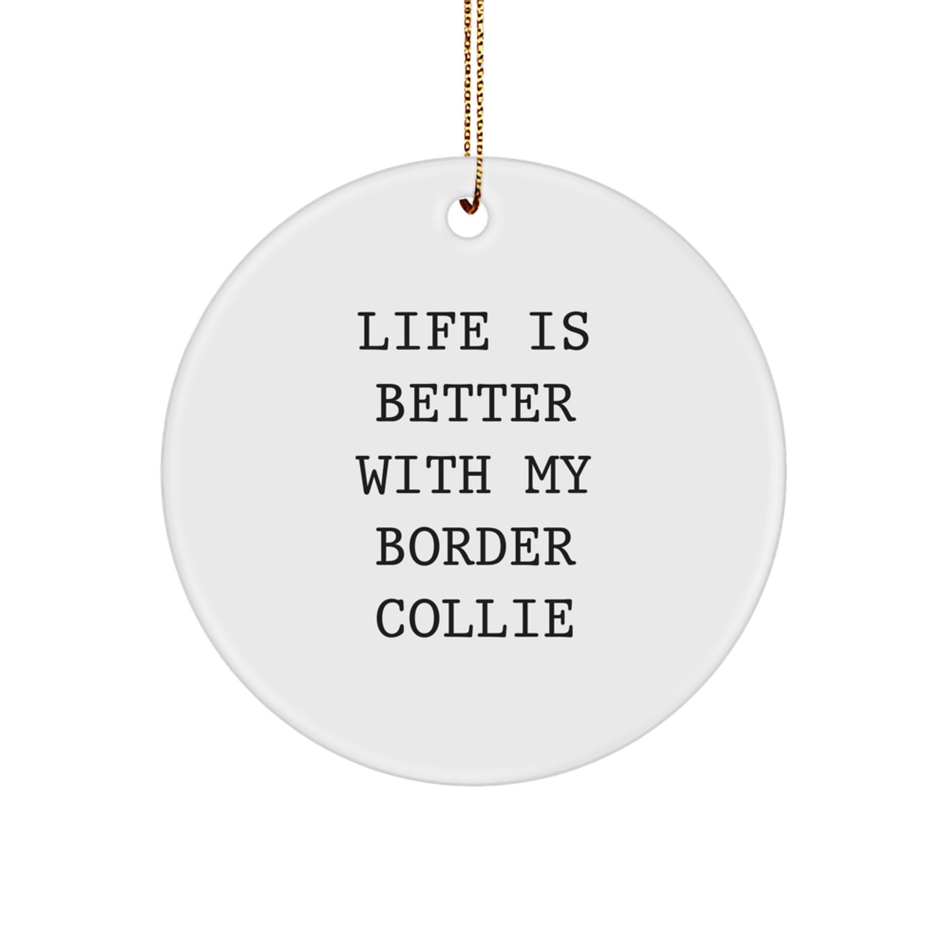 Funny Border Collie Dog Lover Gifts from Family, Christmas Unique Presents for Men, Women, Friends, Coworkers and Family Members - Image 1
