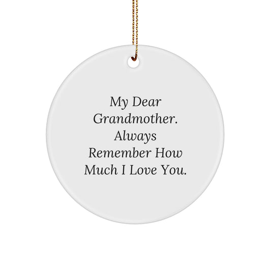 Grandmother Keepsake Christmas Ornament for Her Gift - Image 1