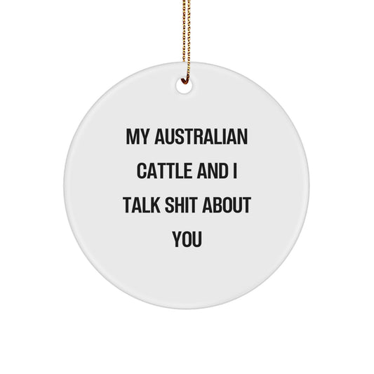 Australian Cattle Dog Keepsake Christmas Ornament for Him Gift - Image 1