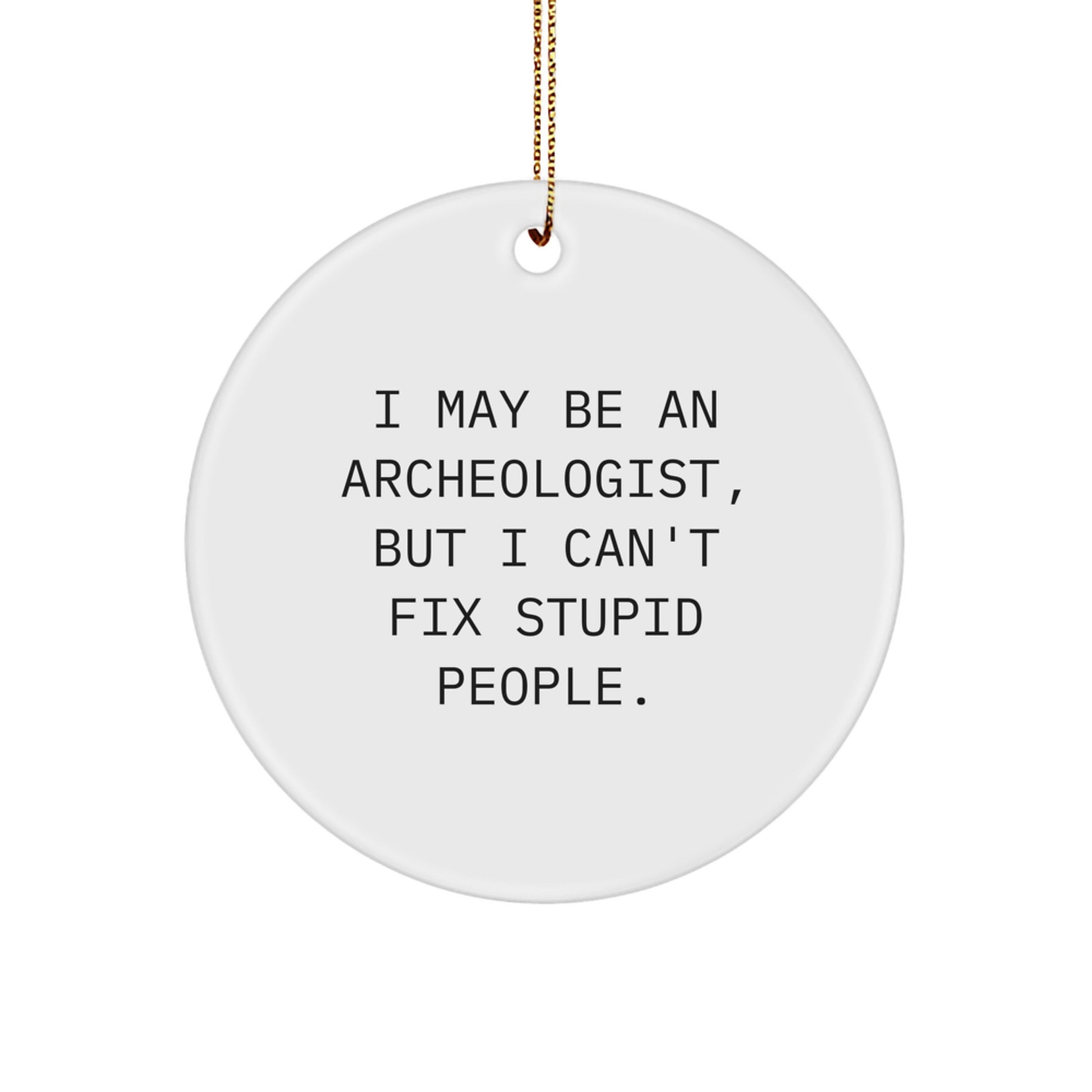 Christmas Gift for Her Archeologist Keepsake Ornament Present Holiday - Image 1