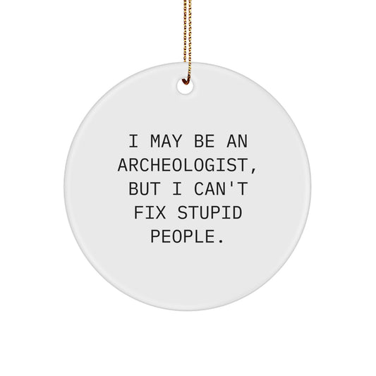 Christmas Gift for Her Archeologist Keepsake Ornament Present Holiday - Image 1