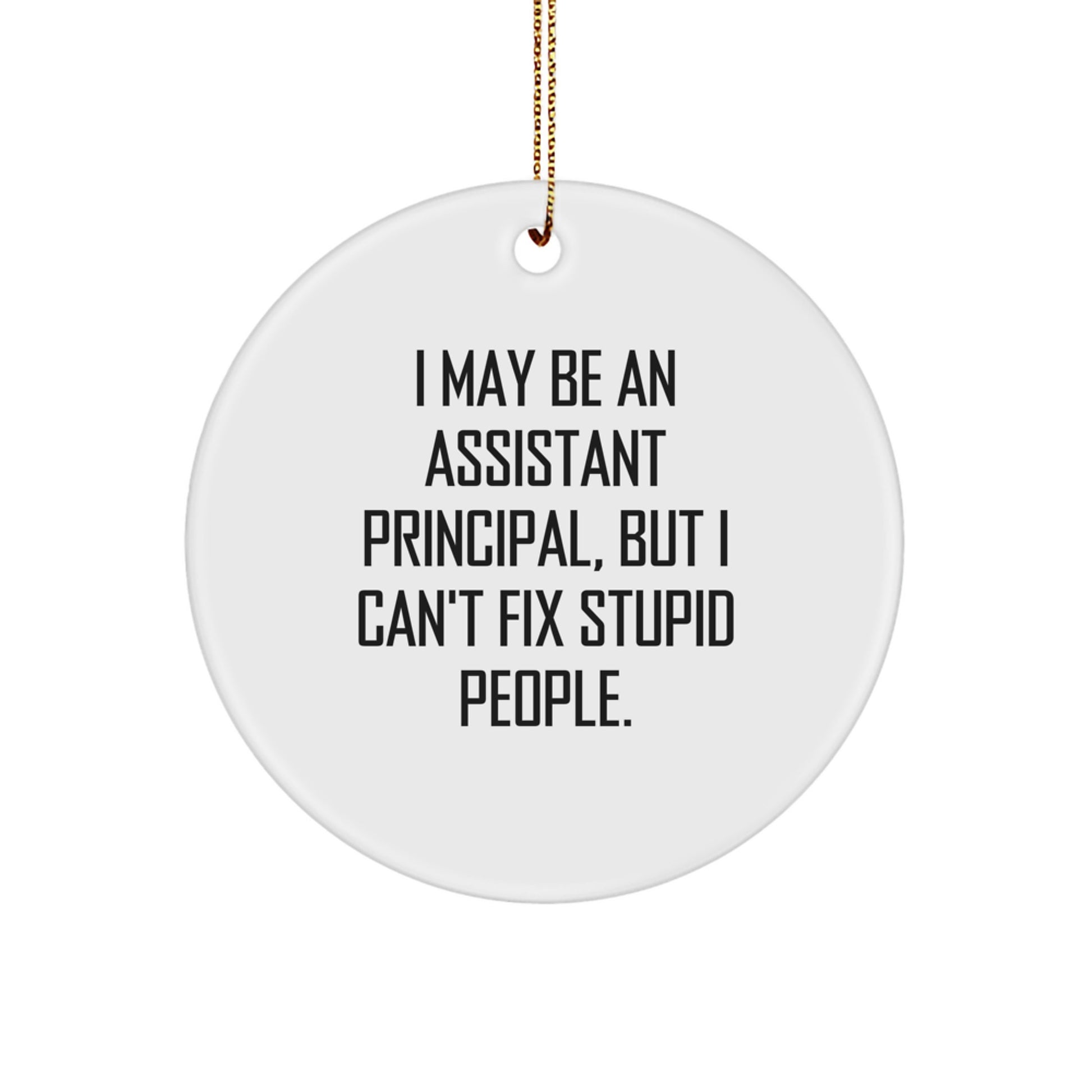 Christmas Unique Gift Assistant Principal Ornament May Be An Assistant - Image 1