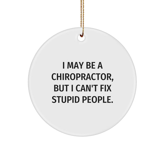 Favorite Chiropractor Christmas Ornament for Kids Laughing Gift - Image 1