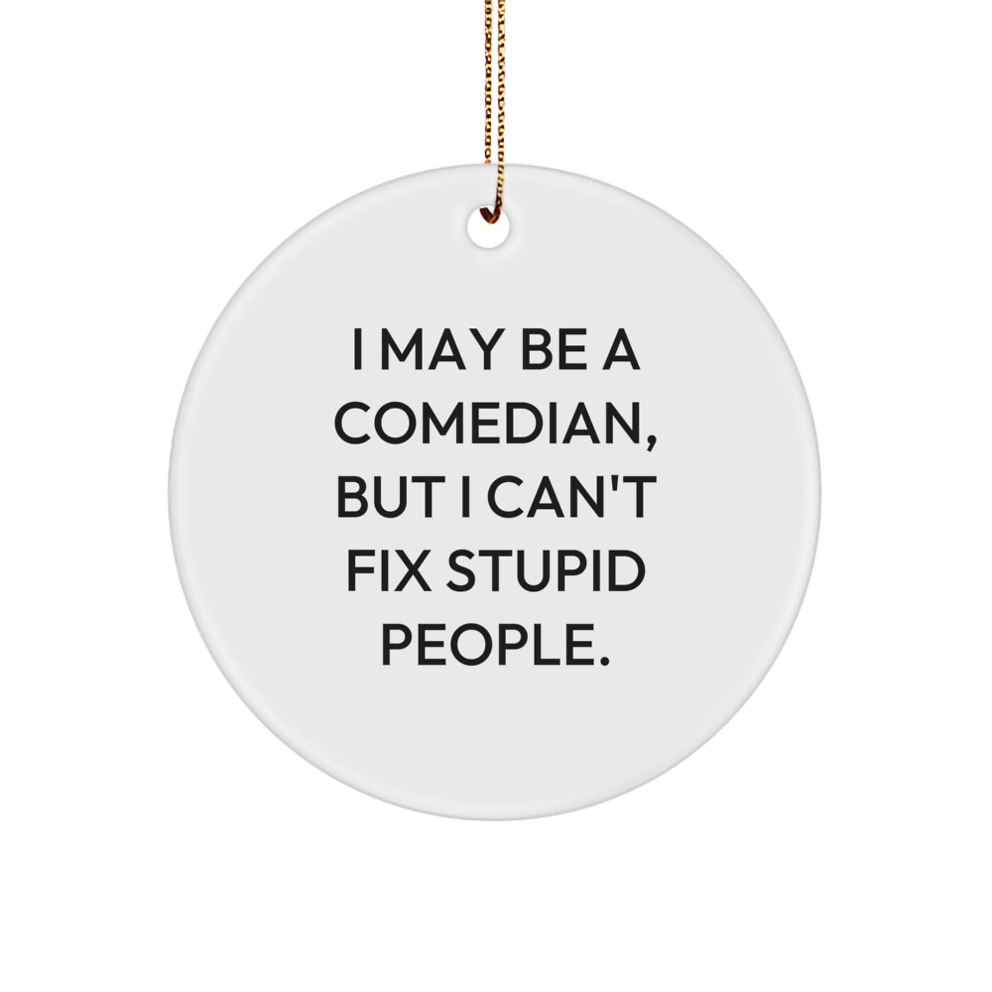 Comedian Keepsake Christmas Ornament for Him Holiday Bright Gift - Image 1