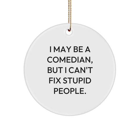 Comedian Keepsake Christmas Ornament for Him Holiday Bright Gift - Image 1