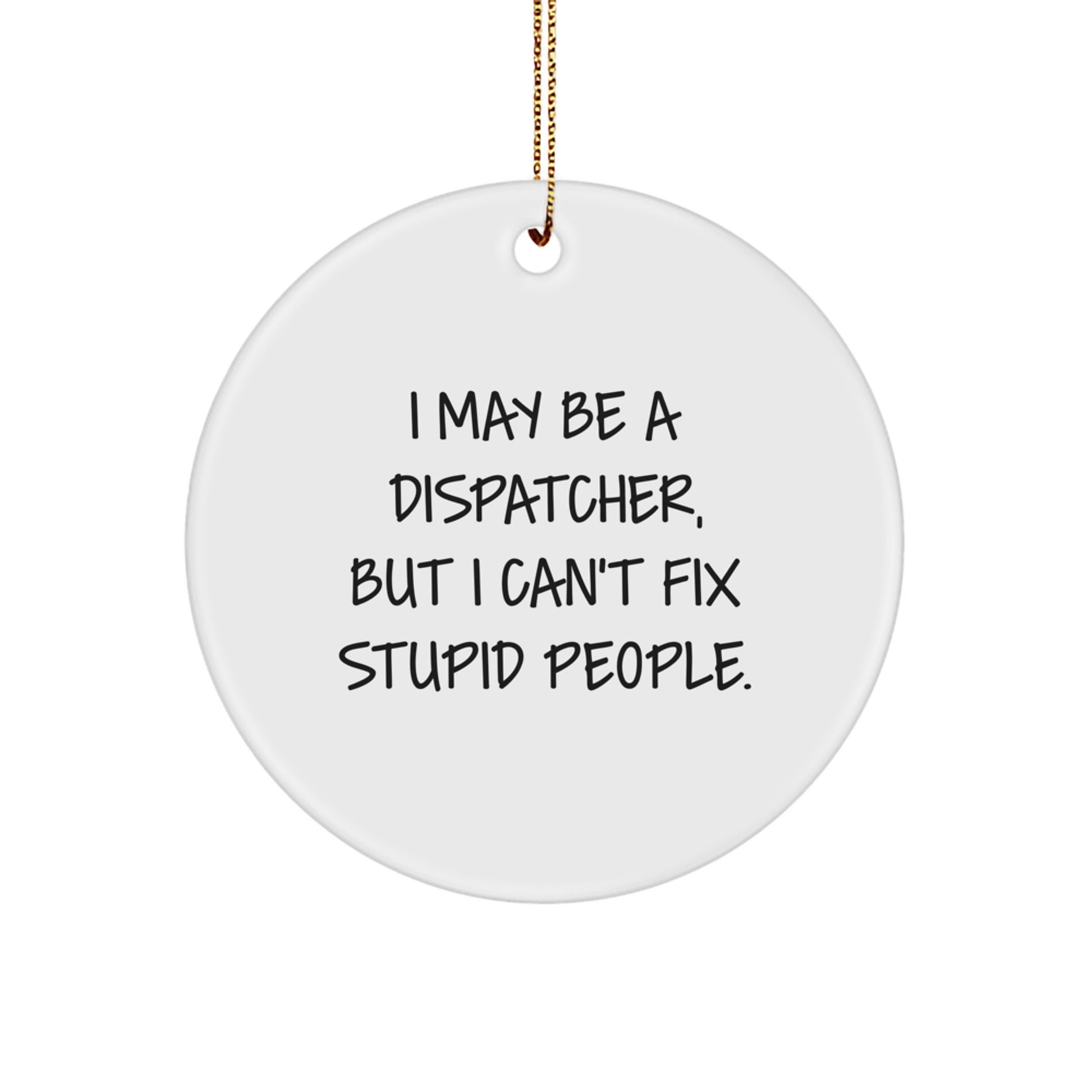 Christmas Gift for Her Dispatcher Ornament Keepsake Present Bright - Image 1