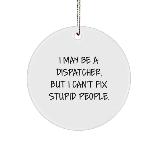 Christmas Gift for Her Dispatcher Ornament Keepsake Present Bright - Image 1