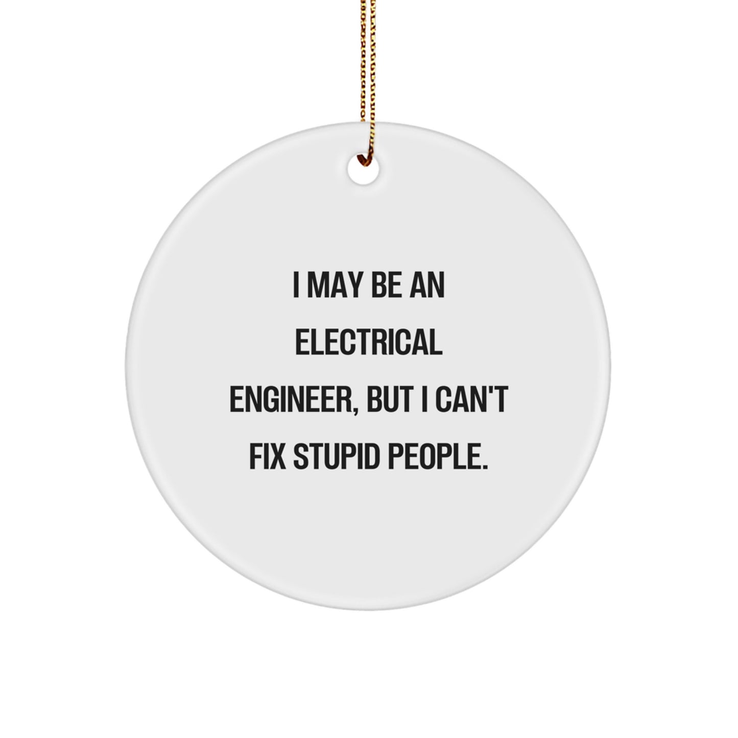 Electrical Engineer Favorite Circle Ornament for Kids Christmas Gift - Image 1