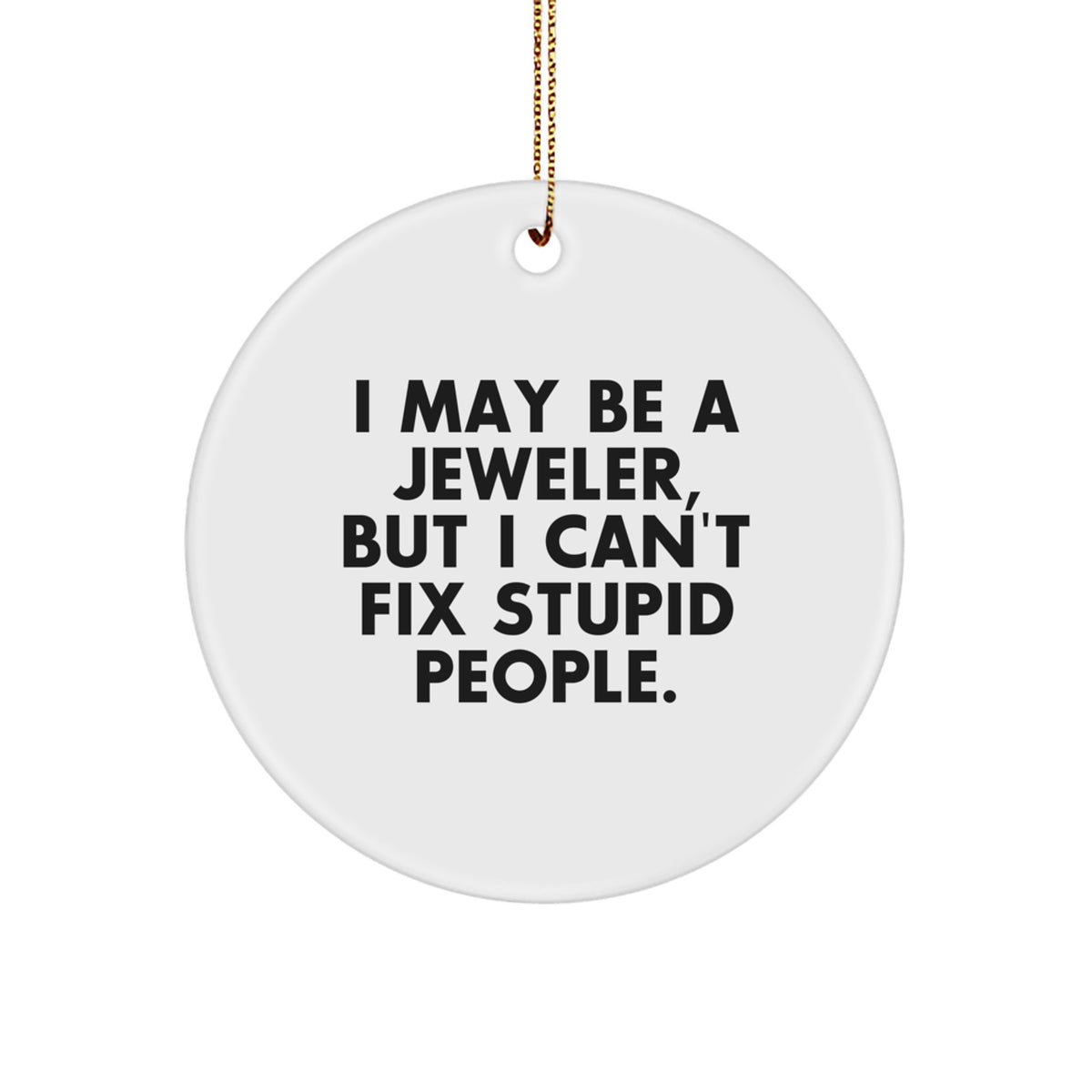 Jeweler Keepsake Christmas Ornament for Him Gift - Image 1