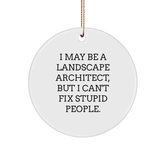 Landscape Architect Christmas Ornament Present for Her Gift - Image 1