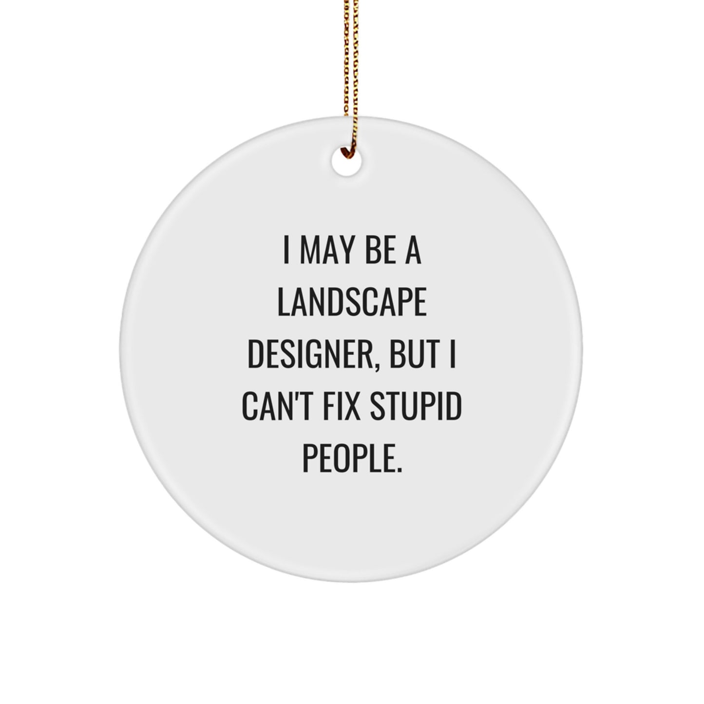 Landscape Designer Keepsake Christmas Ornament for Him Gift - Image 1
