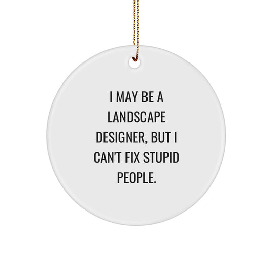 Landscape Designer Keepsake Christmas Ornament for Him Gift - Image 1