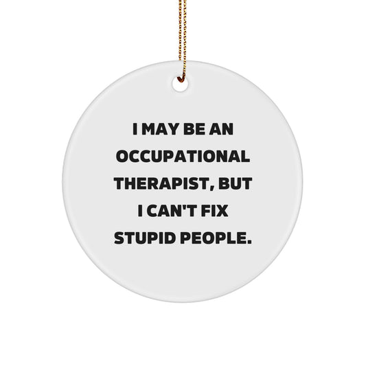 Occupational Therapist Christmas Ornament for Friends Gift – Keepsake - Image 1