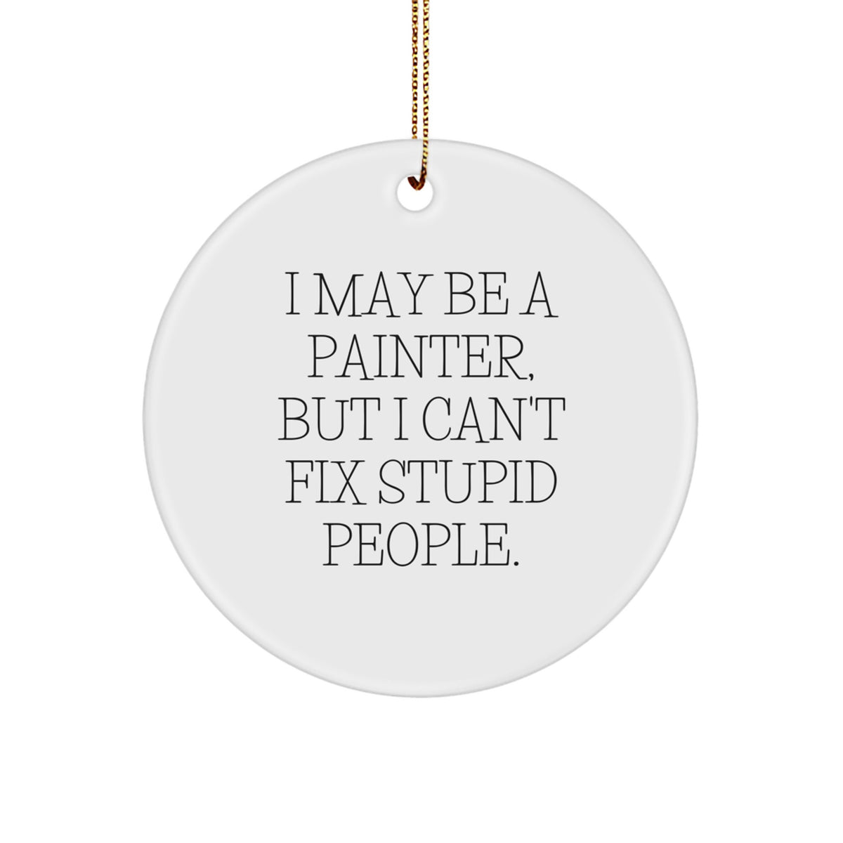 Christmas Gift Painter Circle Ornament for Teens Surprise - Image 1