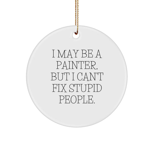 Christmas Gift Painter Circle Ornament for Teens Surprise - Image 1