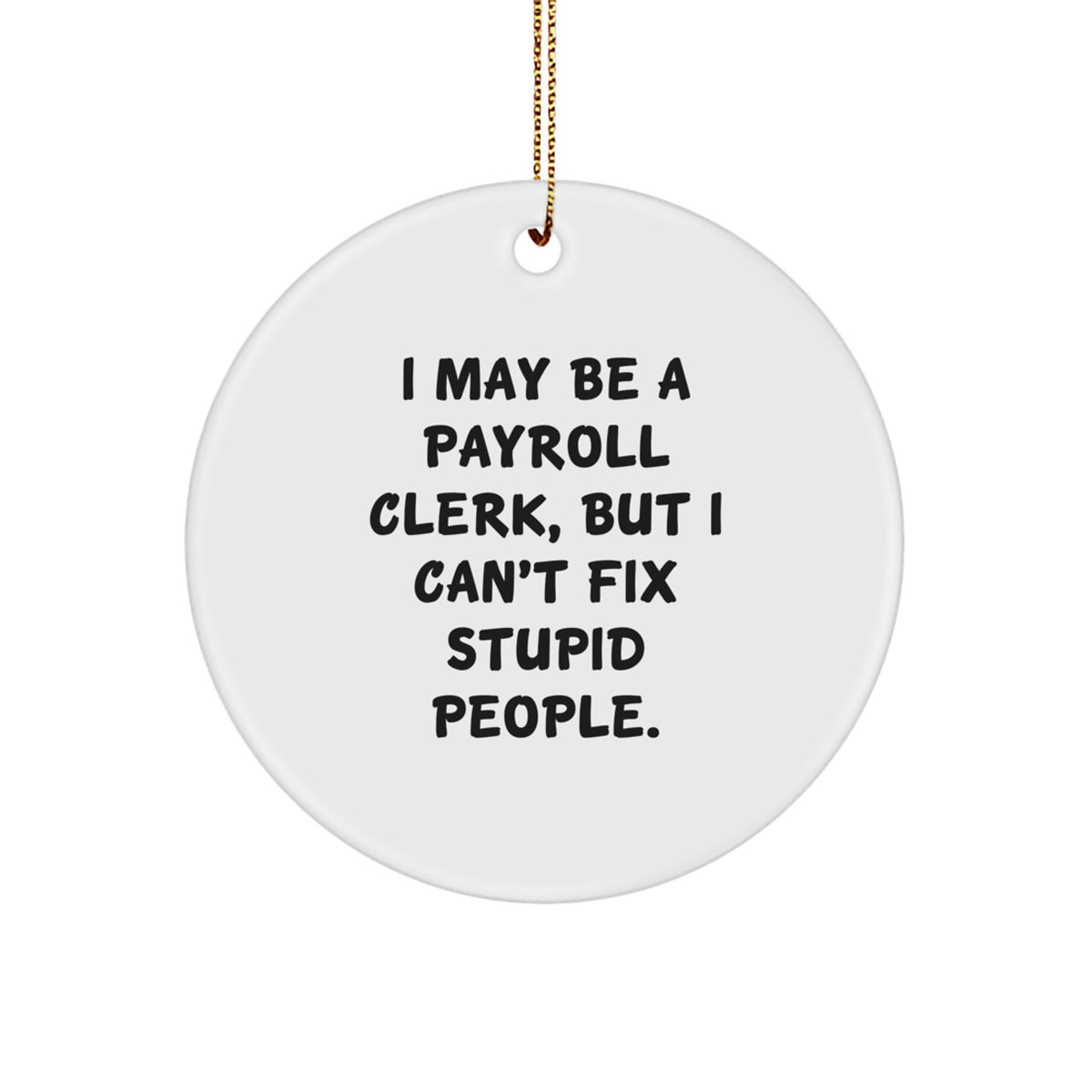 Payroll Clerk Favorite Christmas Ornament for Kids Gift - Image 1