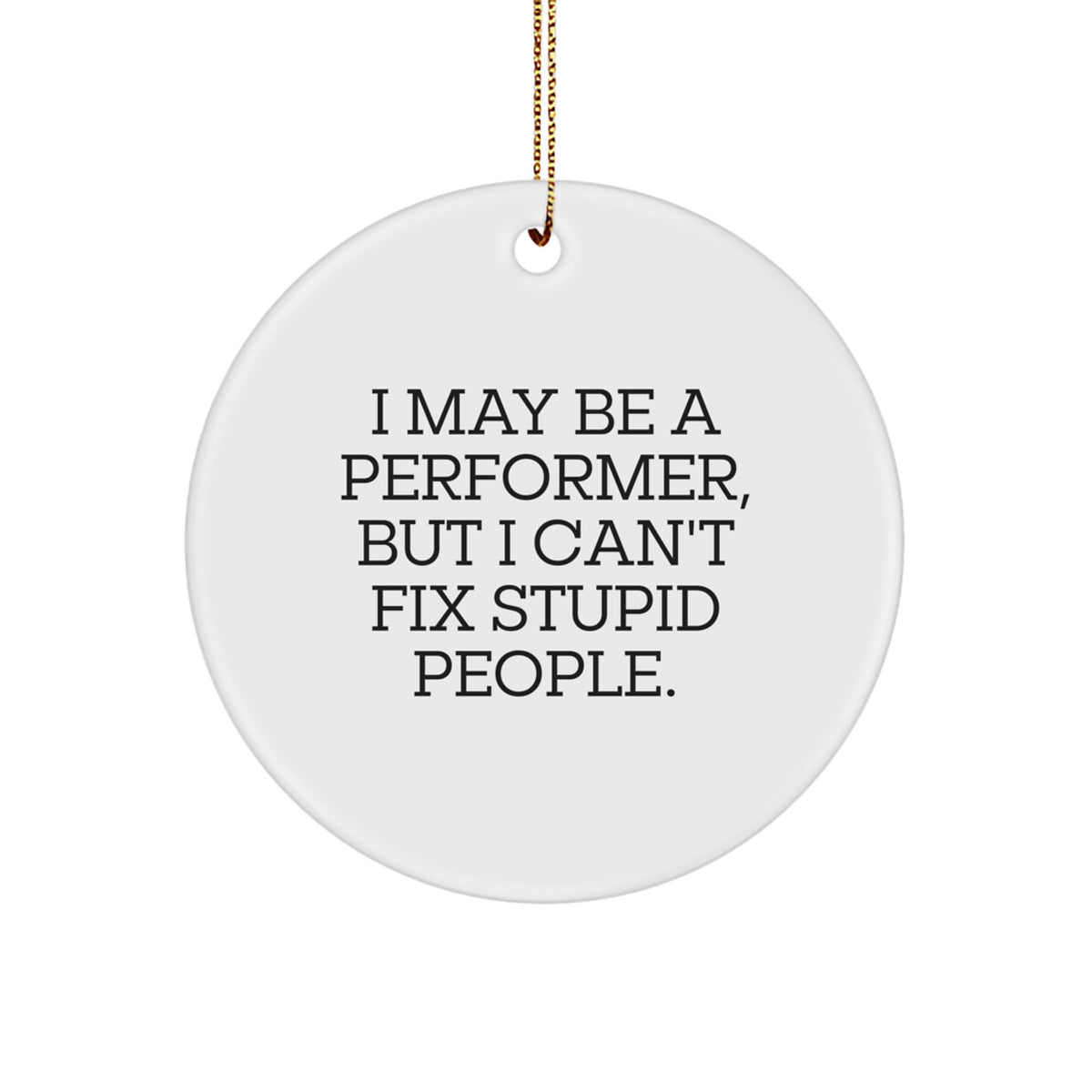 Christmas Tree Gift for Her Performer Ornament Present Bright Holiday - Image 1