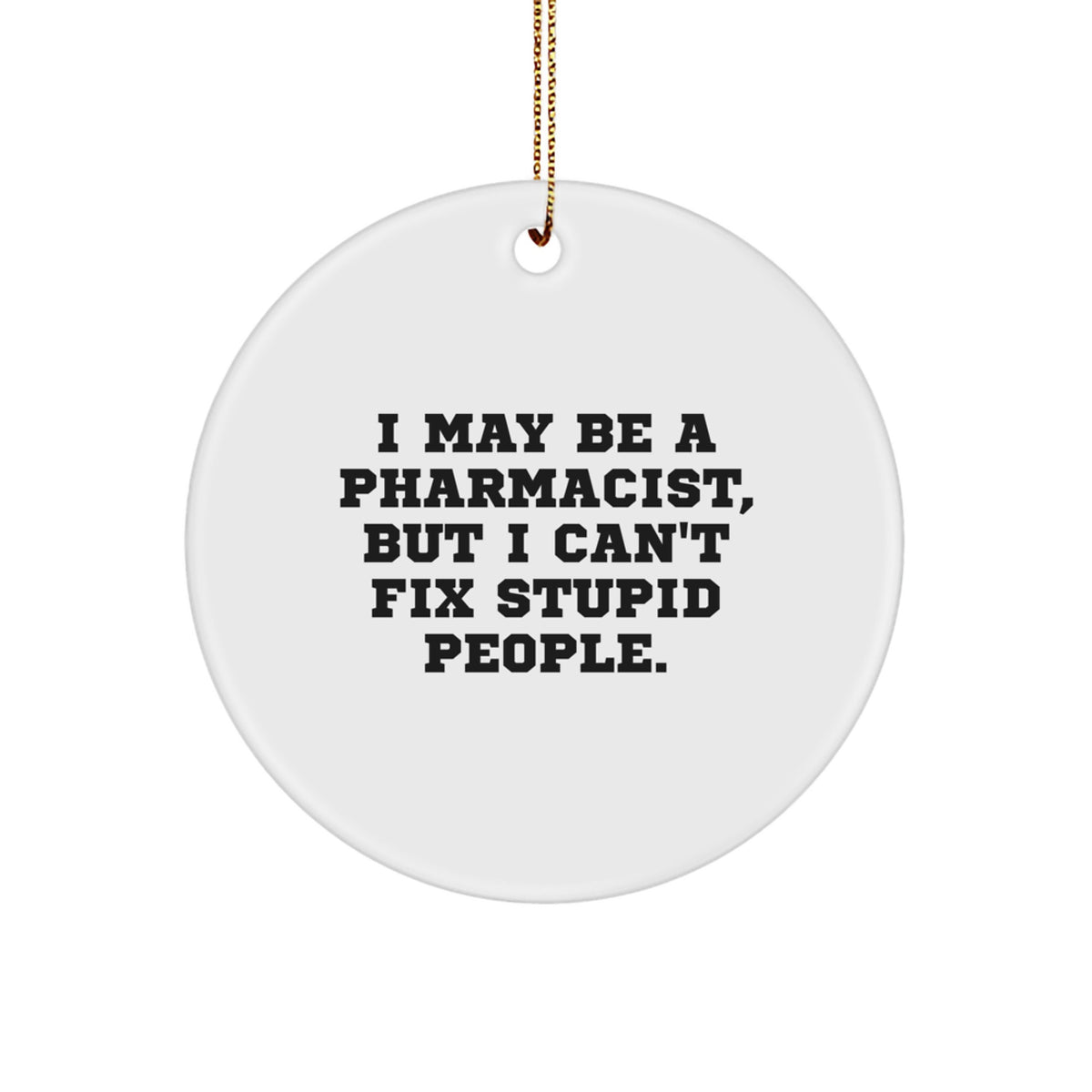 Pharmacist Keepsake Christmas Ornament for Him Gift - Image 1