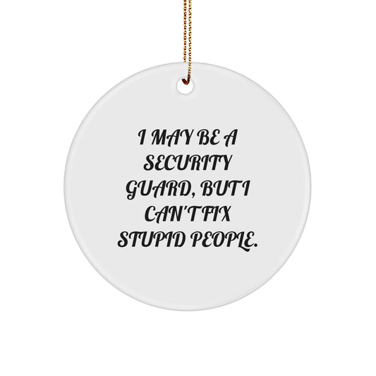 Security Guard Favorite Christmas Ornament for Kids Gift - Image 1