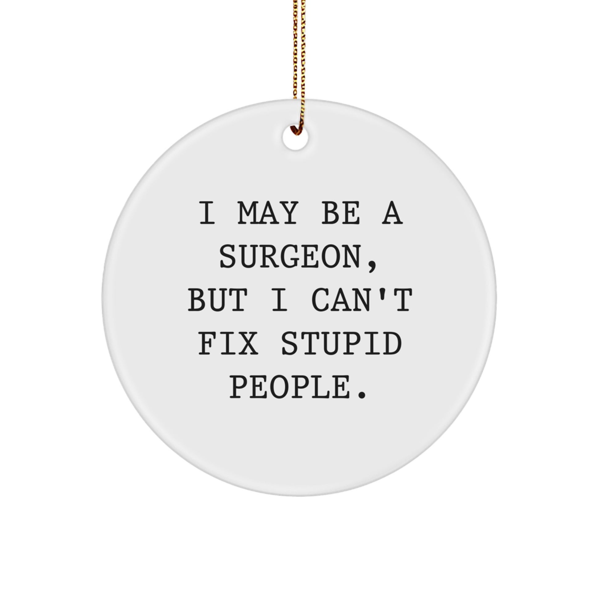 Surgeon Keepsake Christmas Ornament for Him Gift - Holiday Surprise - Image 1