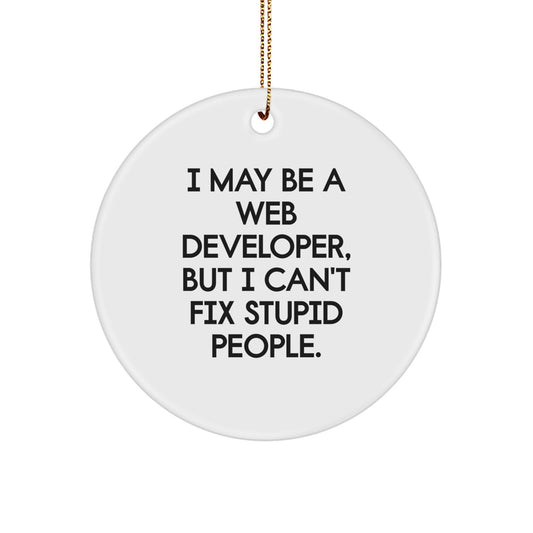 Web Developer Christmas Ornament Gift for Her I May Be a Web Developer - Image 1