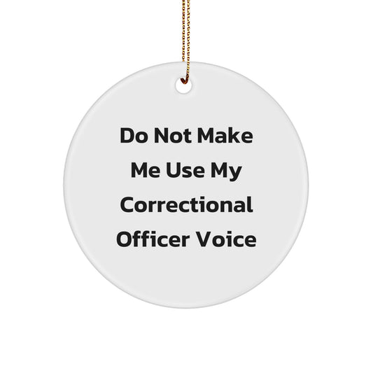 Christmas Gift for Teens Surprise Correctional Officer Ornament - Image 1