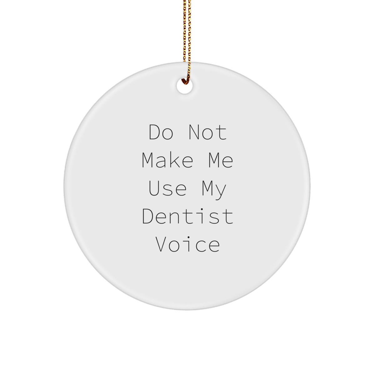 Dentist Keepsake Christmas Ornament for Him Gift – Perfect Holiday Decor - Image 1