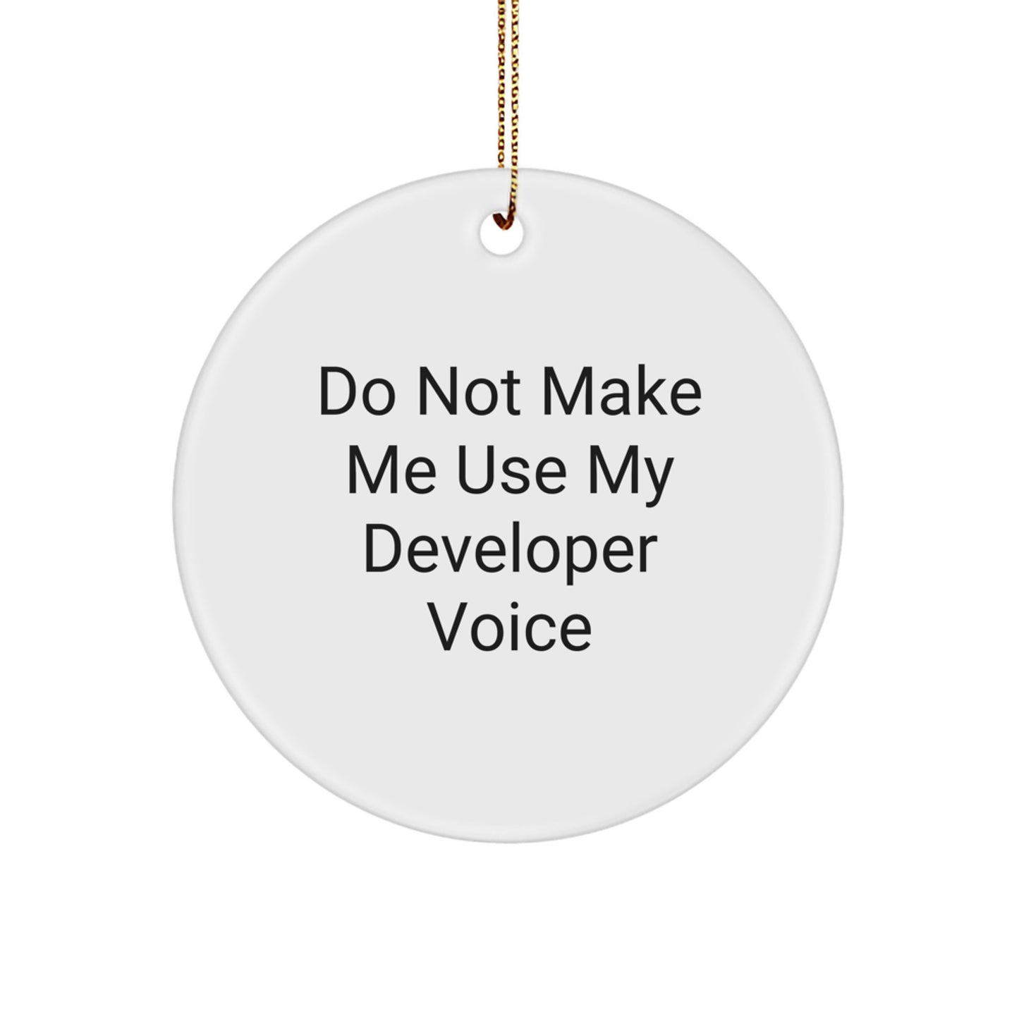 Developer Keepsake Christmas Ornament for Him Gift - Image 1