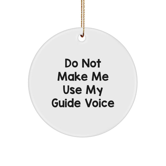 Guide Circle Ornament for Coworkers Idea Christmas Gift - Image 1